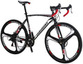 Eurobike Bikes HYXC550 700C Wheels 21 Speed Shifting Road Bike Dual Disc Brake Road Bicycle