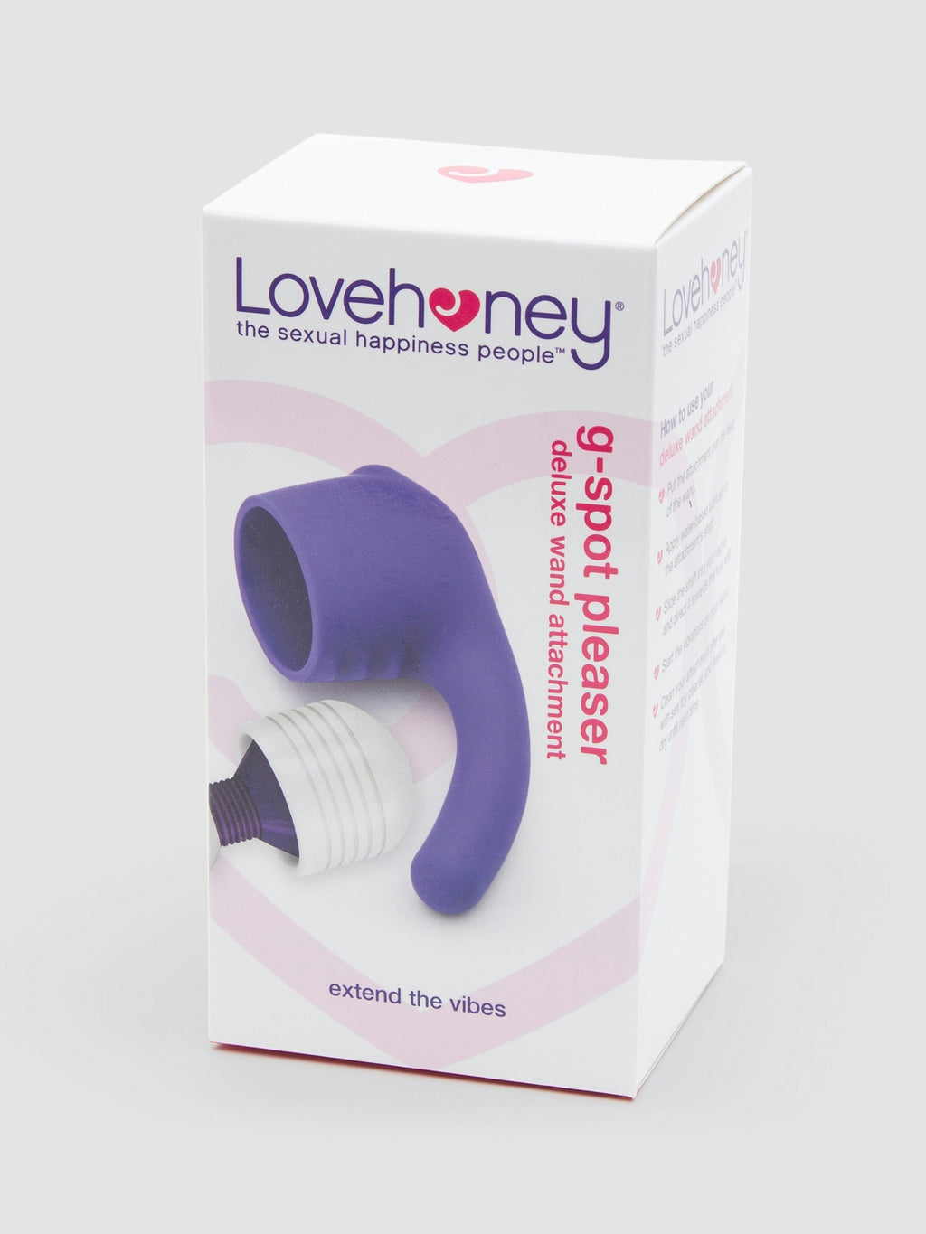 Lovehoney Deluxe Wand Silicone G-Spot Head Attachment, Purple