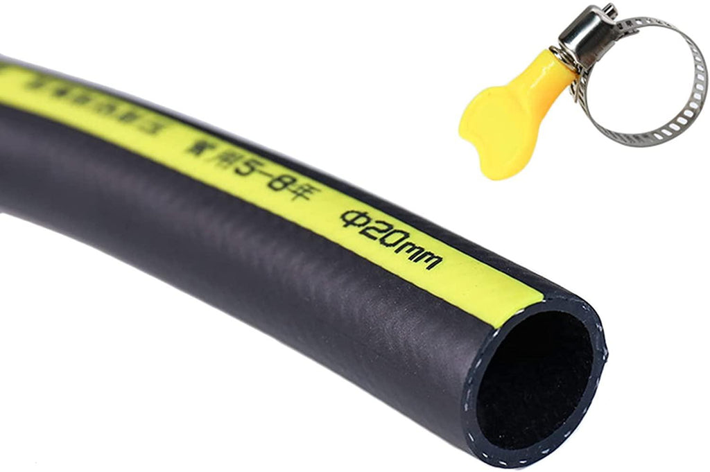 Water Hoses for Gardens 50m/40m/30m/20m/15m/10m, Flexible Garden Hose for Plants Lawns Watering, Heavy Duty & All-Weather, Inner Diameter 20mm (Size : 50m/164ft)