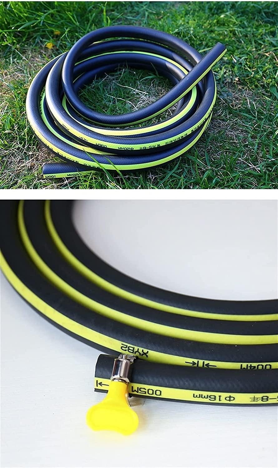 Water Hoses for Gardens 50m/40m/30m/20m/15m/10m, Flexible Garden Hose for Plants Lawns Watering, Heavy Duty & All-Weather, Inner Diameter 20mm (Size : 50m/164ft)