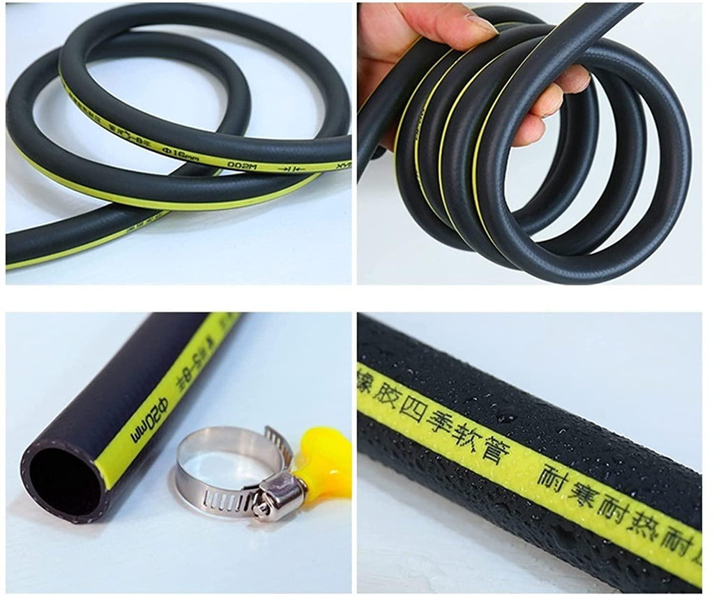Water Hoses for Gardens 50m/40m/30m/20m/15m/10m, Flexible Garden Hose for Plants Lawns Watering, Heavy Duty & All-Weather, Inner Diameter 20mm (Size : 50m/164ft)