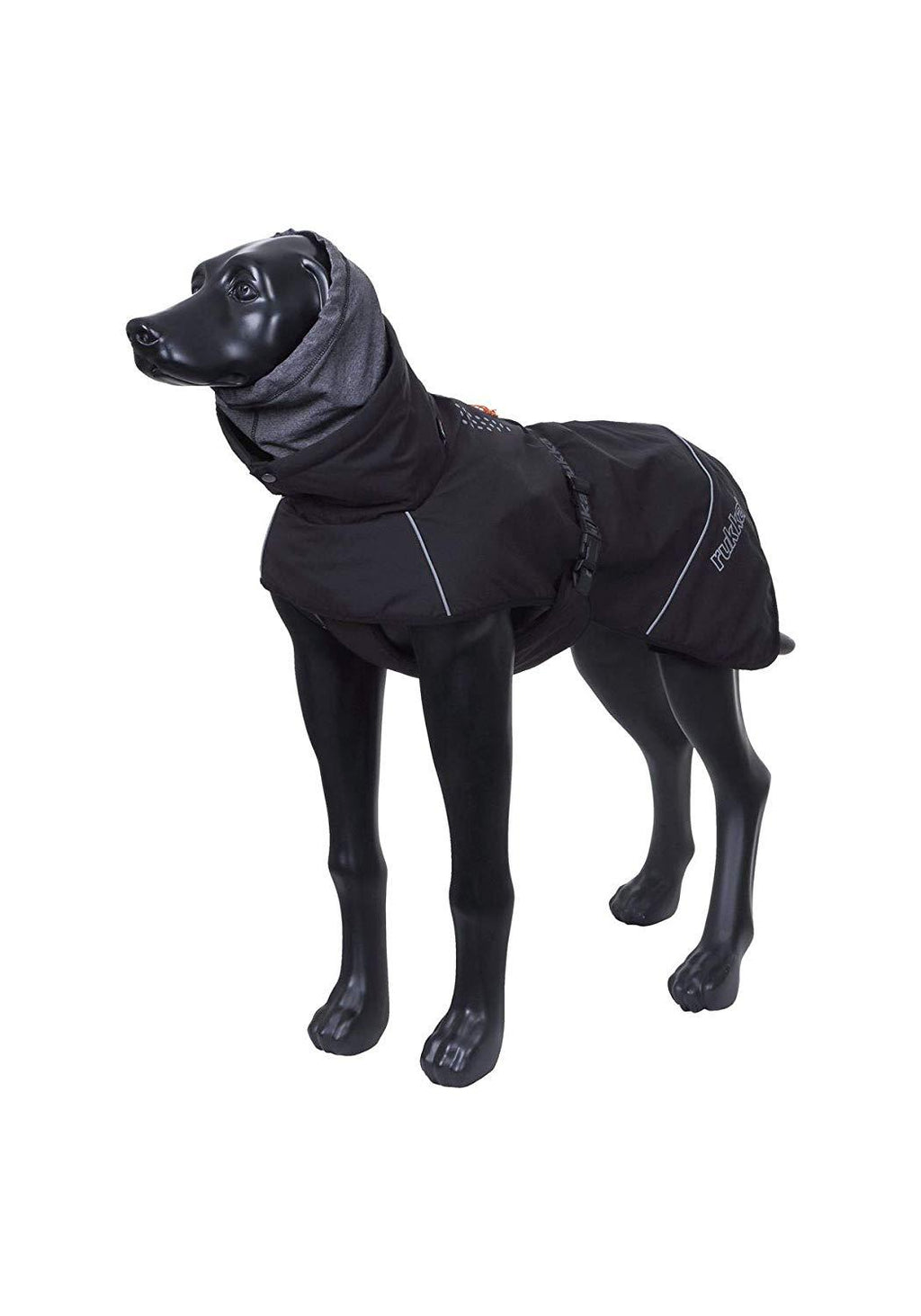 Rukka Pets Warmup Outdoor Windproof Thermal Adventure Dog Jacket Black