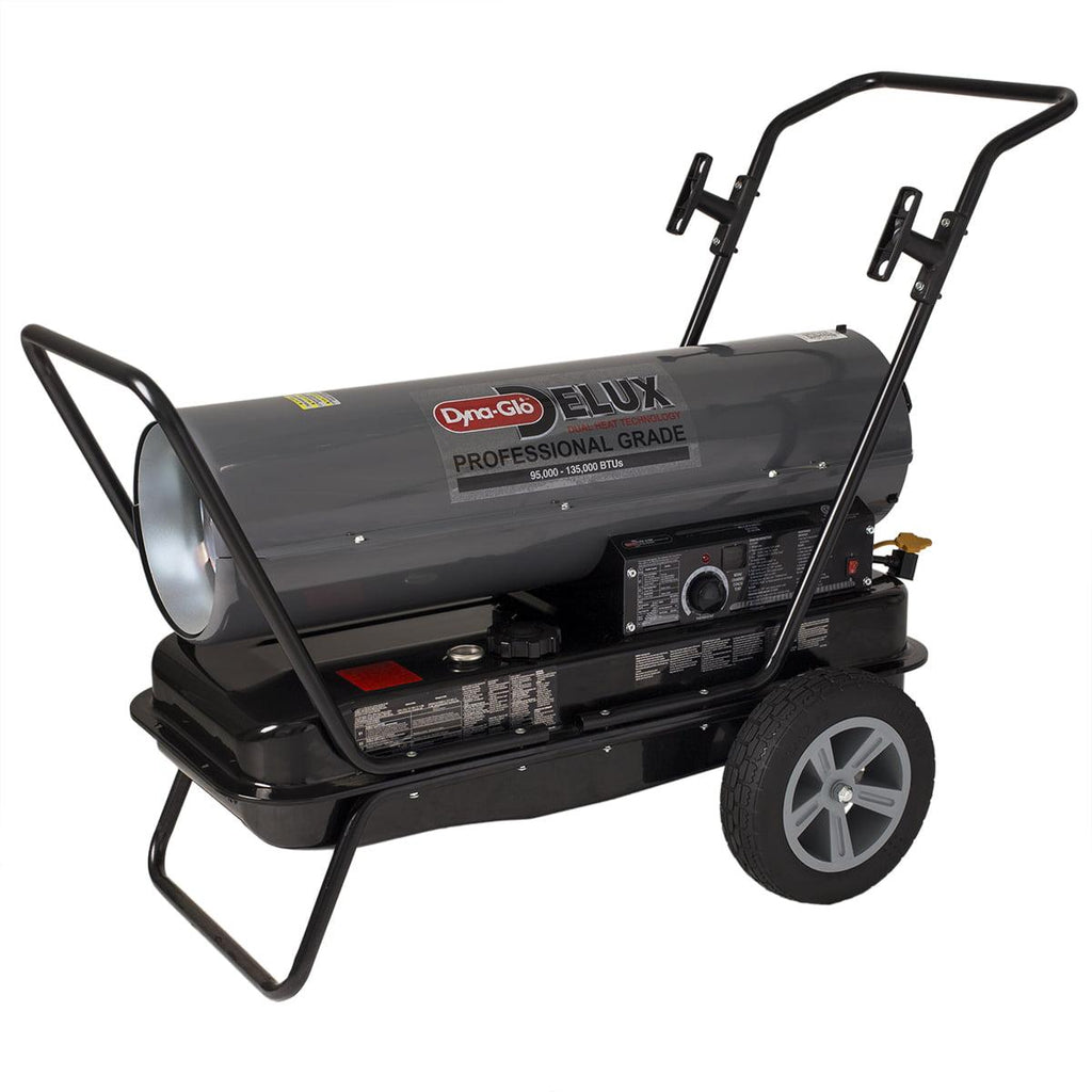 Dyna-Glo Delux 95,000/135,000 BTU Indoor/Outdoor Portable Kerosene Forced Air Heater