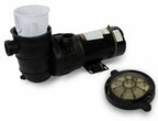 rx clear above ground 2 hp single speed pump for swimming pool w/ cord