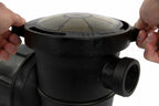 rx clear above ground 2 hp single speed pump for swimming pool w/ cord