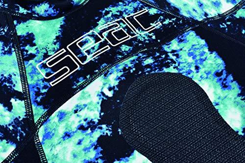 SEAC Mens Body-Fit 1.5mm Neoprene Wetsuit, Camo, X-Large
