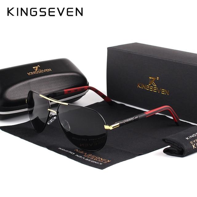 Aluminum Magnesium Men's Polarized Coating Mirror Sunglasses