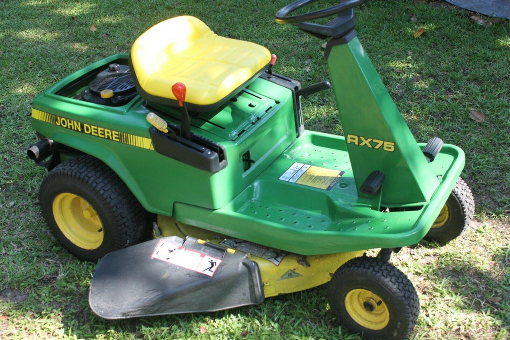 RX75 riding lawn mower