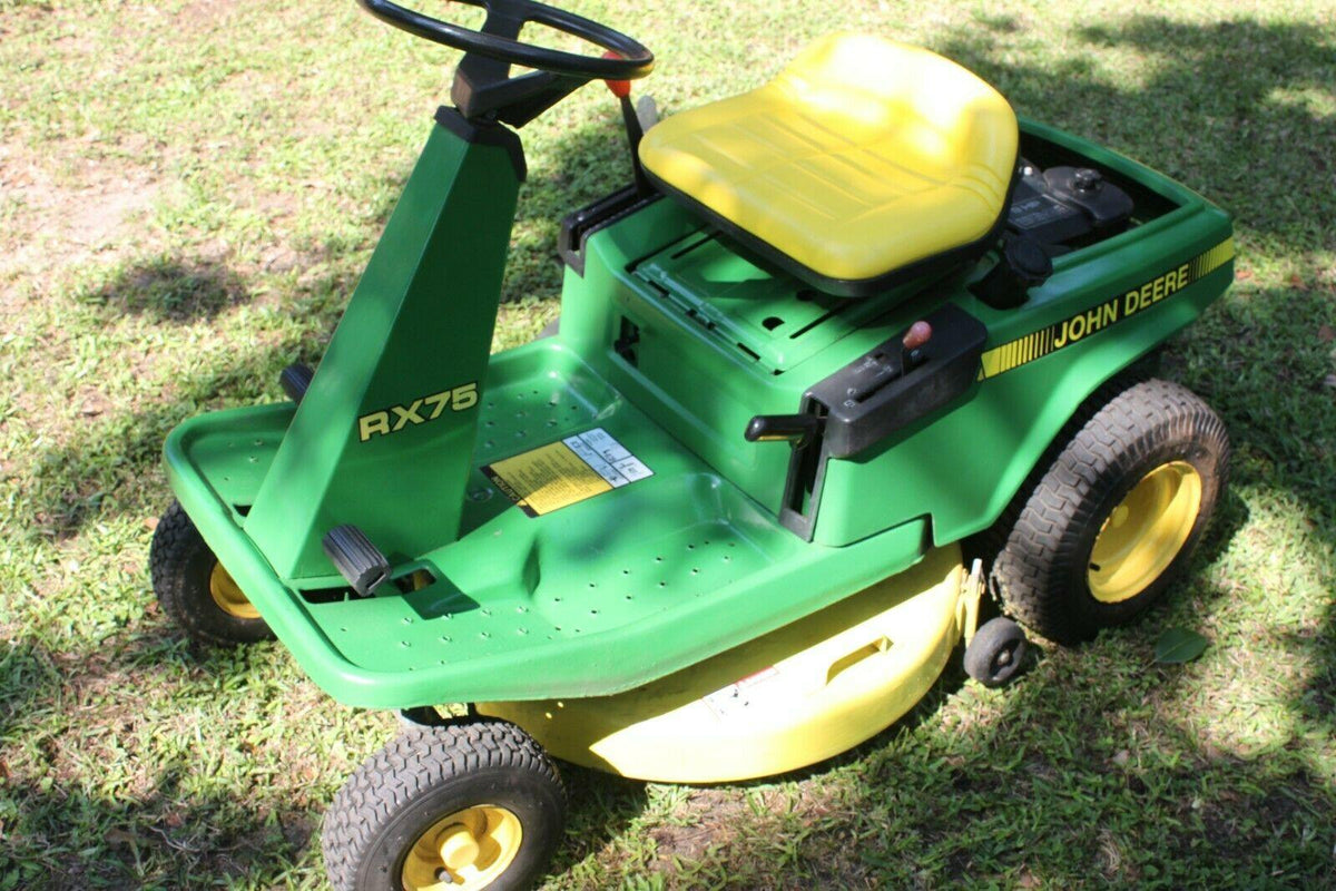 RX75 riding lawn mower