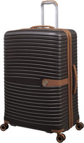 Encompass 31" Hardside Checked 8 Wheel Expandable Spinner, Coffee Bean