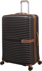 Encompass 31" Hardside Checked 8 Wheel Expandable Spinner, Coffee Bean