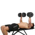 SmileMart 66LB Dumbbell Set Training Lifting Dumbbells Weight Set,Black
