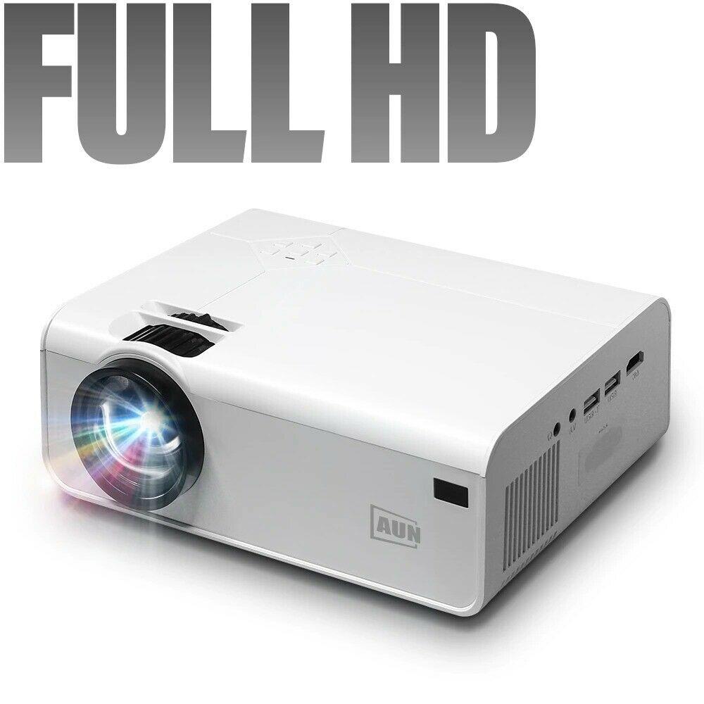 aun full hd 1080p projector a13 mini beamer led home theater android smart tv 4k