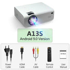 aun full hd 1080p projector a13 mini beamer led home theater android smart tv 4k