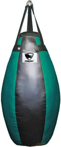 PROLAST Heavy Punching Bag Tear Drop Great for Boxing, MMA and Muay Thai ( Black and Green )