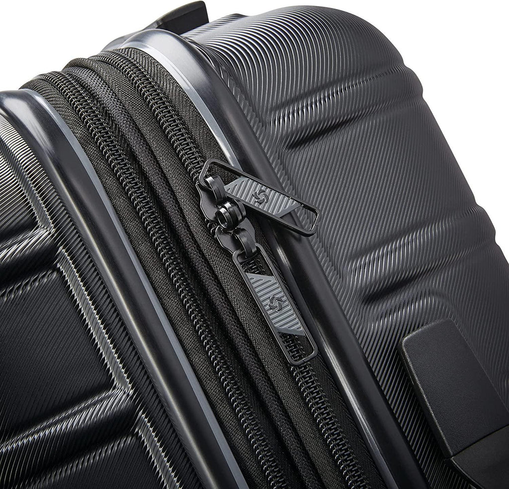 Omni 2 Hardside Expandable Luggage with Spinner Wheels, Midnight Black, Carry-On 20-Inch