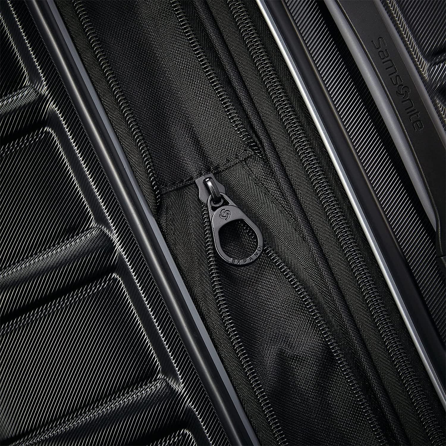 Omni 2 Hardside Expandable Luggage with Spinner Wheels, Midnight Black, Carry-On 20-Inch