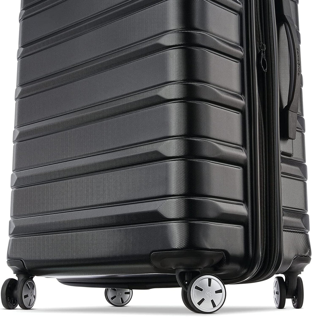 Omni 2 Hardside Expandable Luggage with Spinner Wheels, Midnight Black, Carry-On 20-Inch