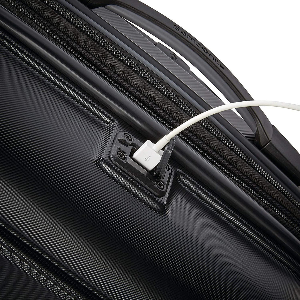 Omni 2 Hardside Expandable Luggage with Spinner Wheels, Midnight Black, Carry-On 20-Inch