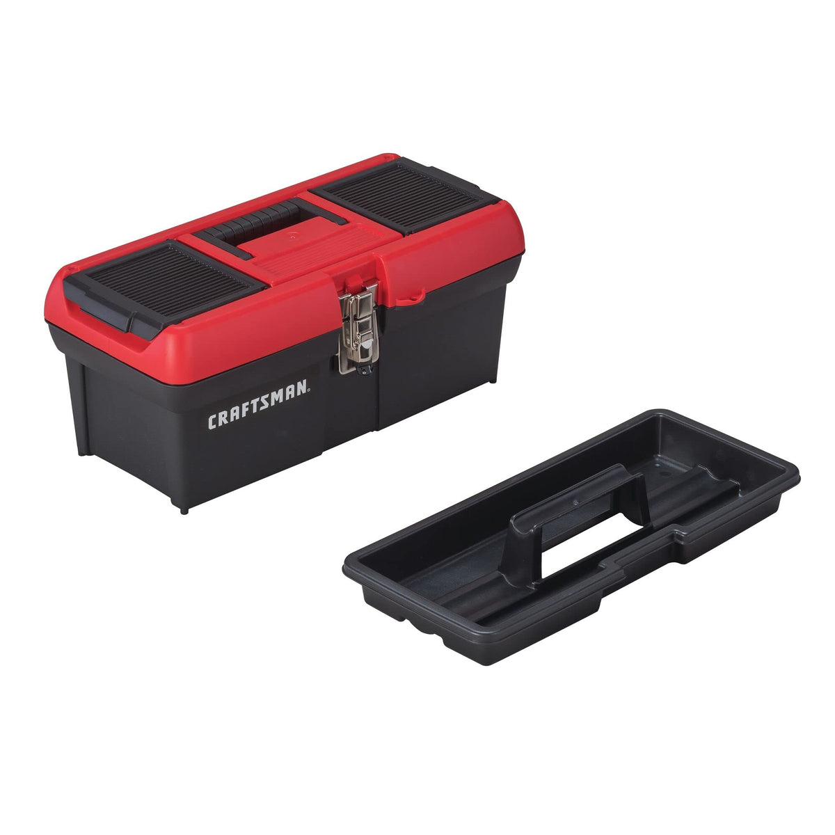 Tool Box, Lockable, 16 in., Red/Black (CMST16901)