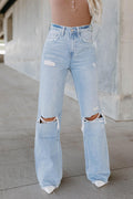 flare denim jeans