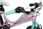 Revere Kids 24" Girls 7-Speed Cruiser Children's Bicycle for Ages 7-11 Years Old. Lightweight Aluminum Frame and Fork, Easy to Ride! (Pink/Cyan)
