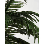 7 ft. Pre-Lit LED Palm Artificial Christmas Tree with Green Leaves and 96 LED Lights