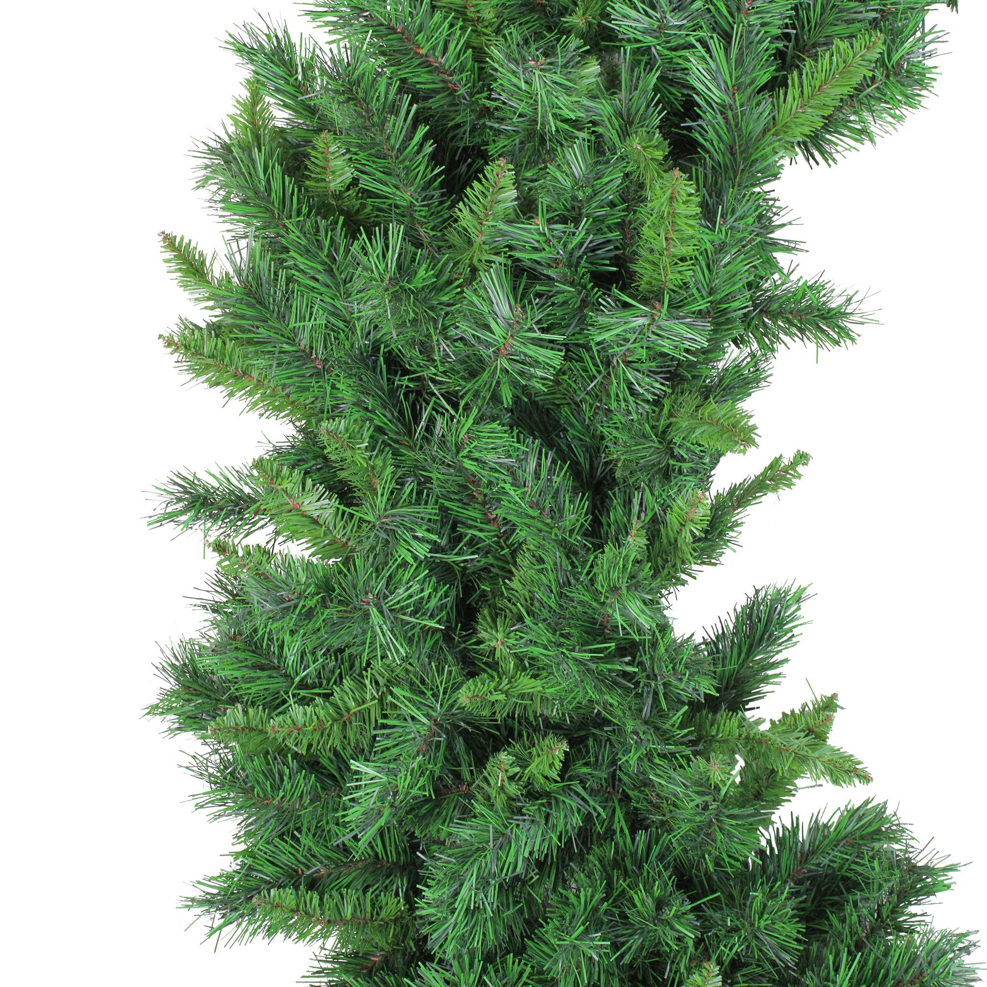 Green Lush Mixed Pine Artificial Christmas Wreath - 72-Inch, Unlit