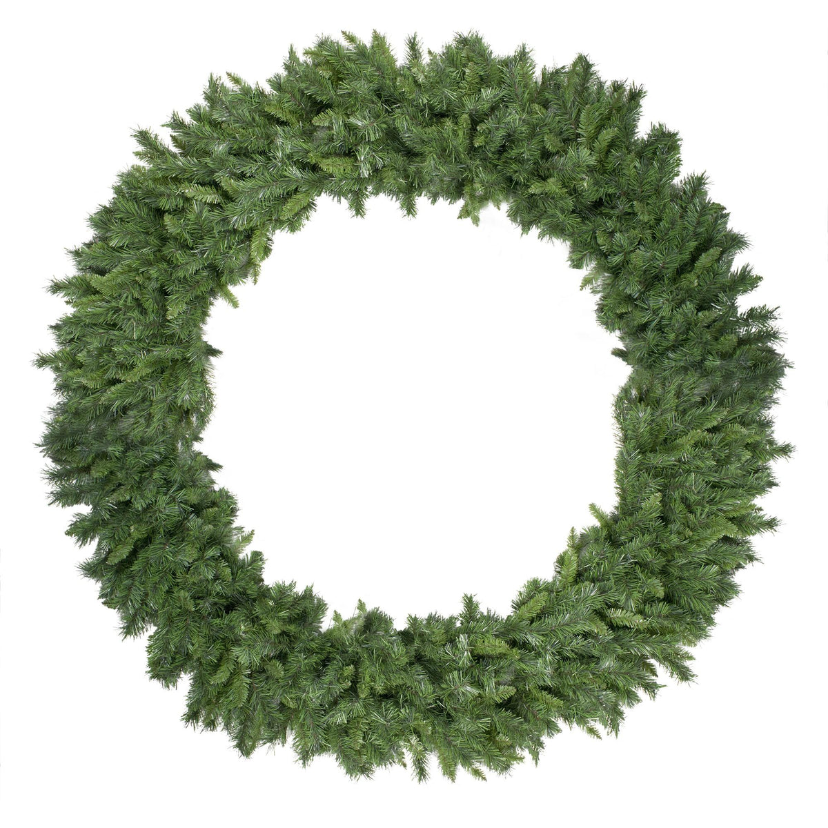 Green Lush Mixed Pine Artificial Christmas Wreath - 72-Inch, Unlit