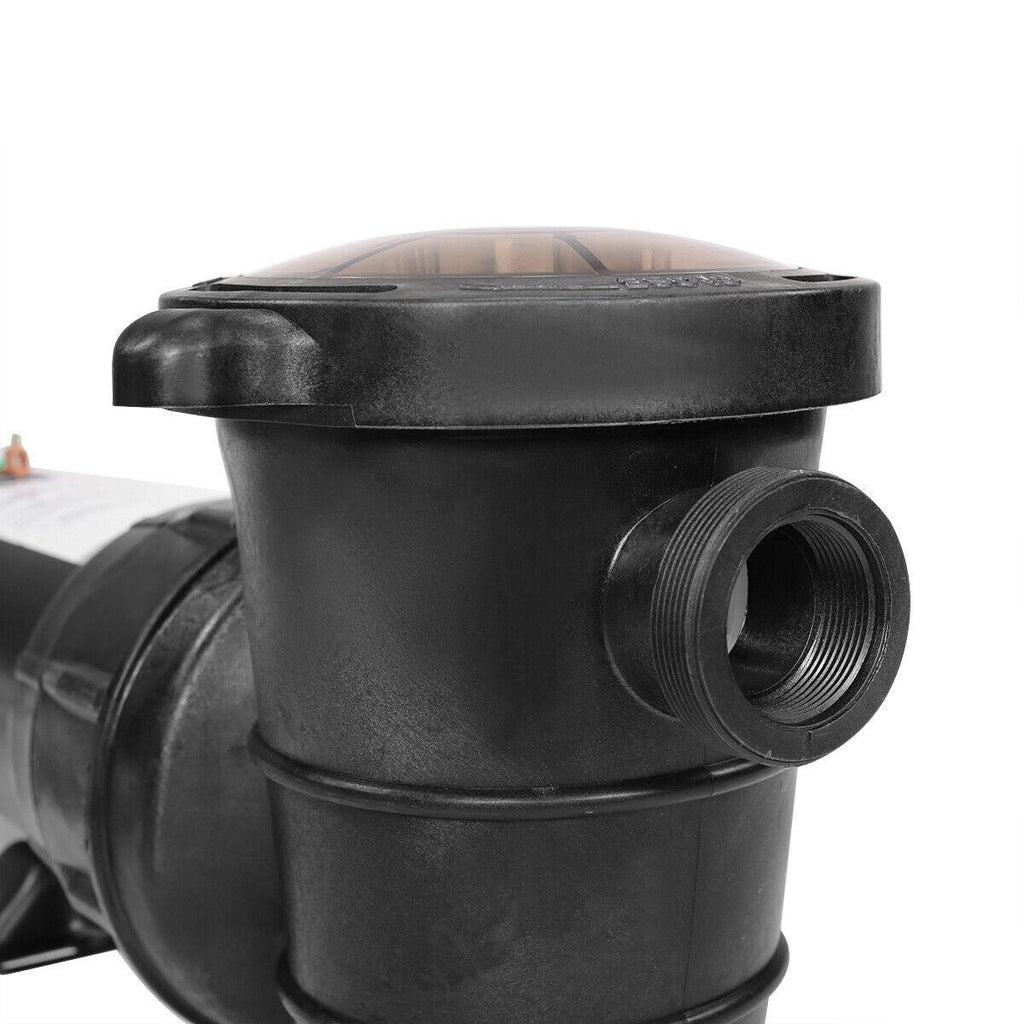 1.5hp above ground swimming pool pump spa high flow 1.5" fitting strainer 115v