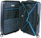 Nova Hardside Spinner Check in Luggage 29", Navy, One Size