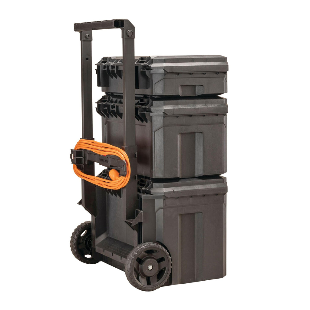VERSASTACK XL Tool Box with Wheels, Waterproof, Stackable System, Portable Rolling Storafor Indoor/Outdoor Use, 22.5 Inch (CMST21445)