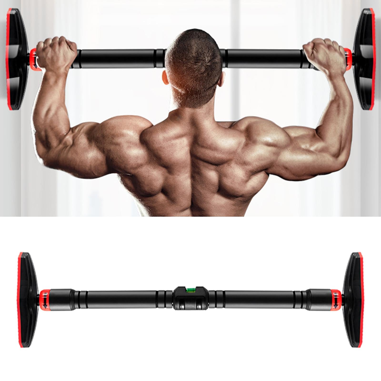 Portable Pull Up Bar for Doorway, Telescopic Chin Up Bar Adjustable Dip Bars for Home Gym Exercise Fitness Up to 440 LBS - 160cm