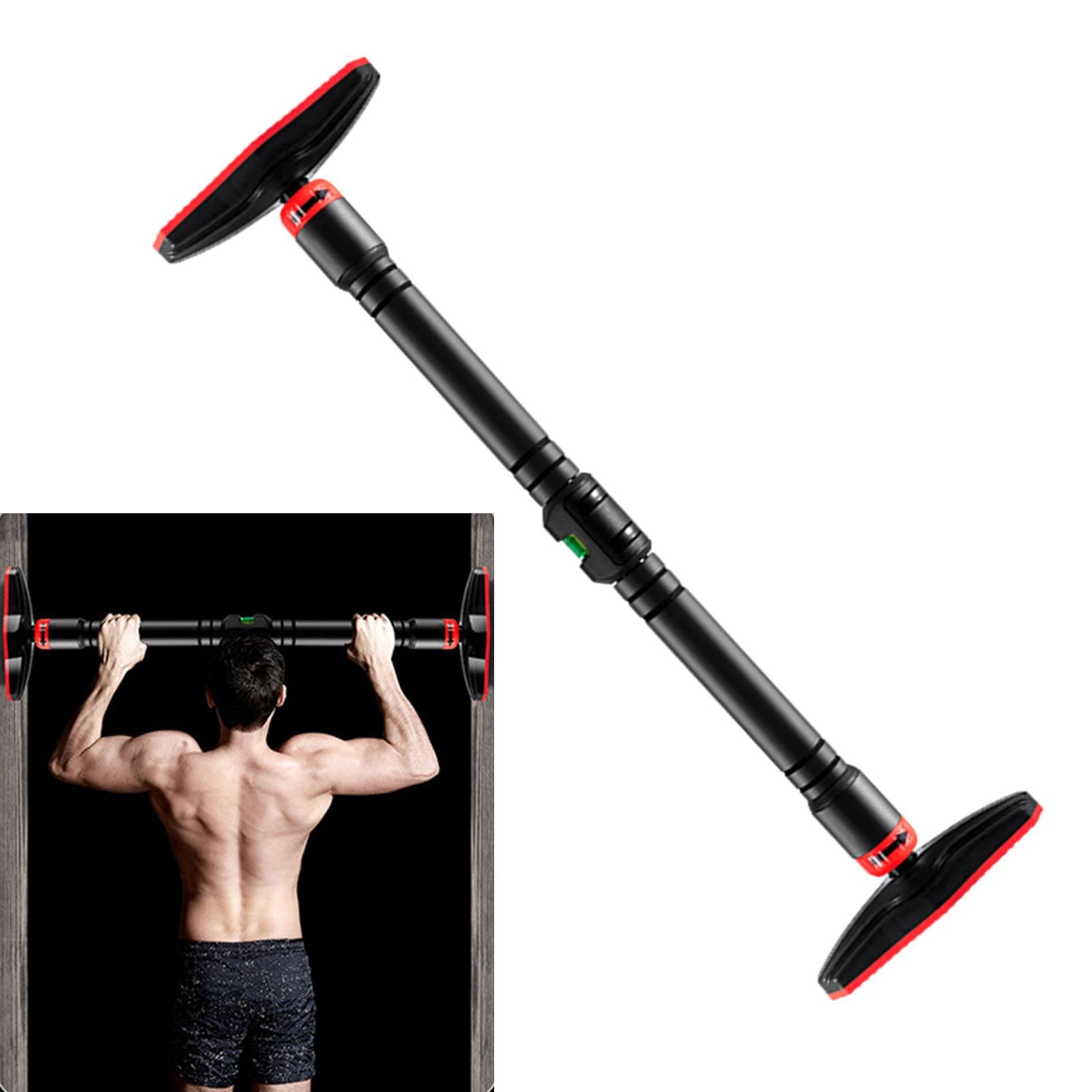 Portable Pull Up Bar for Doorway, Telescopic Chin Up Bar Adjustable Dip Bars for Home Gym Exercise Fitness Up to 440 LBS - 160cm