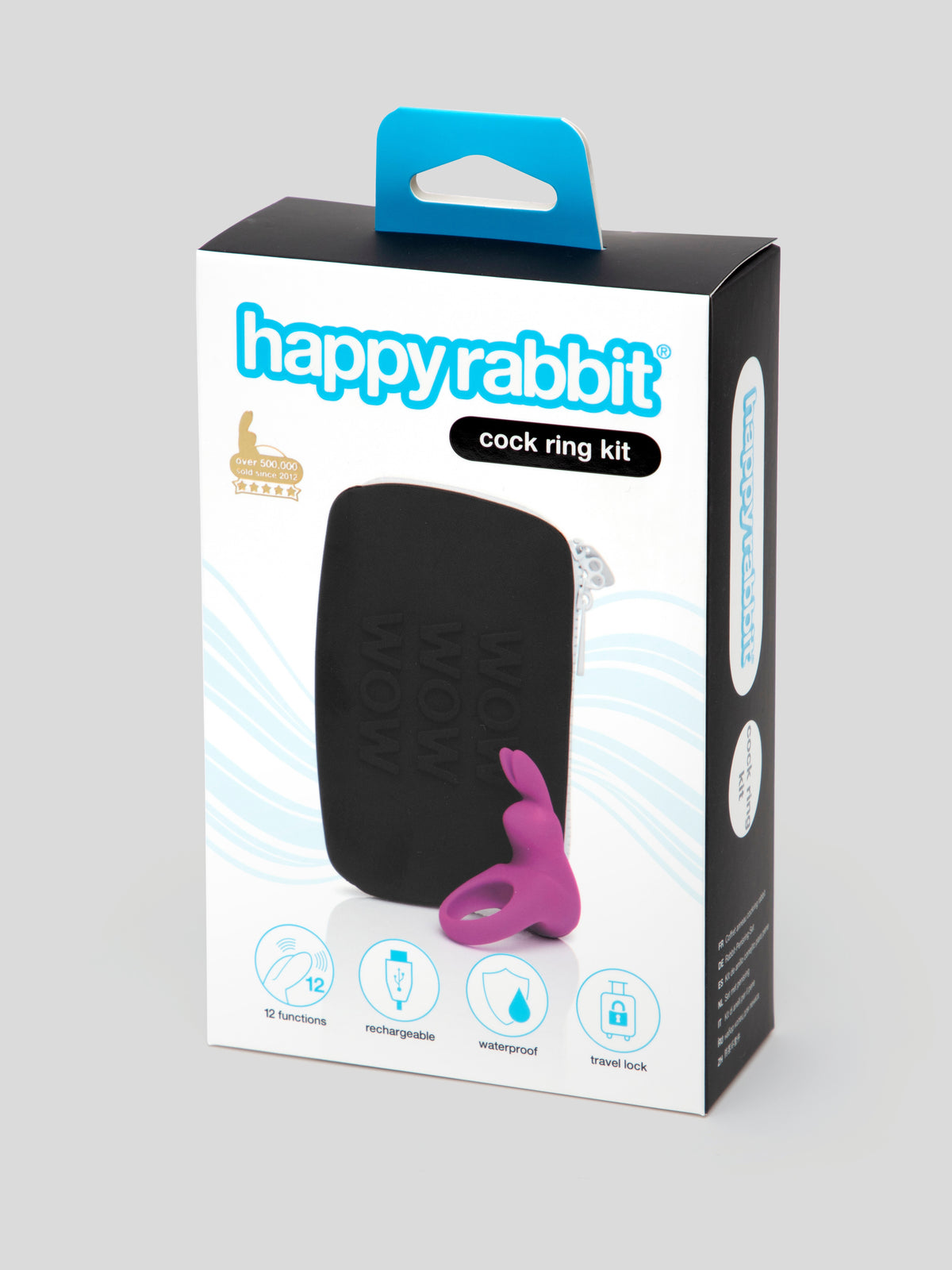 Happy Rabbit Cock Ring Kit (2 Piece), Black