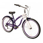 Kent Bicycles OakWomens 26 In., Wall Tire Beach Cruiser Bike with 7-Speed Gear Shift, White