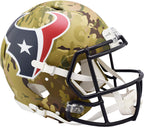 Riddell Houston Texans Camo Alternate Revolution Speed Authentic Football Helmet