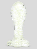 Lovehoney Sensual Glass Glow-in-the-Dark Butt Plug , Glow