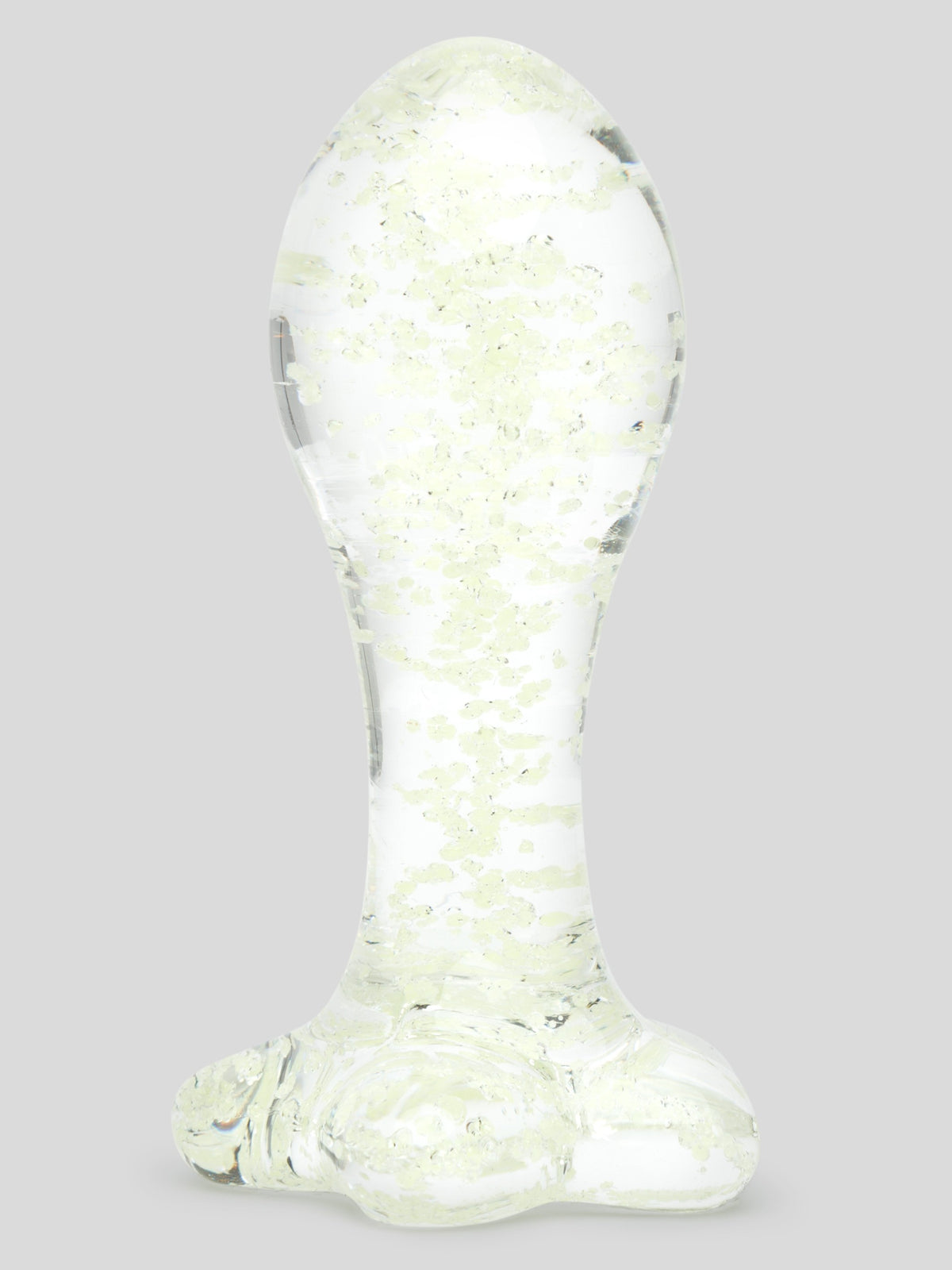 Lovehoney Sensual Glass Glow-in-the-Dark Butt Plug , Glow