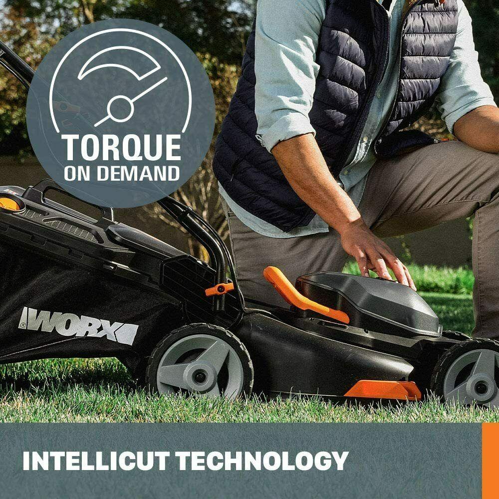 WG743 40V (2X20V) Power Share 4.0Ah 16" Cordless Lawn Mower
