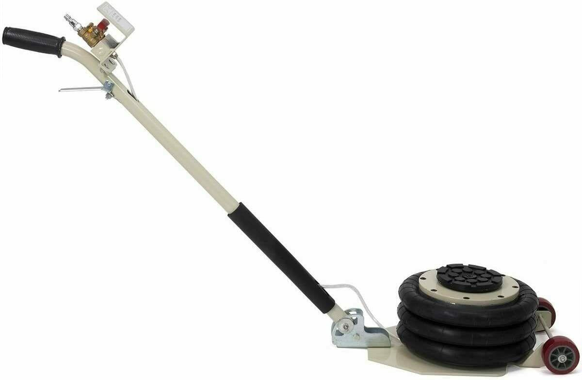 Portable 3T/6610lbs Triple Bag Air Jack Adjustable Pneumatic Vehicle