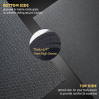 Gxmmat Extra LarExercise Mat 6'x8'x7mm, Thick Workout Mats for Home Gym Flooring, High Density Non-Slip Durable Cardio Mat, Shoe Friendly, Great for Plyo, MMA, Jump Rope, Stretch, Fitness