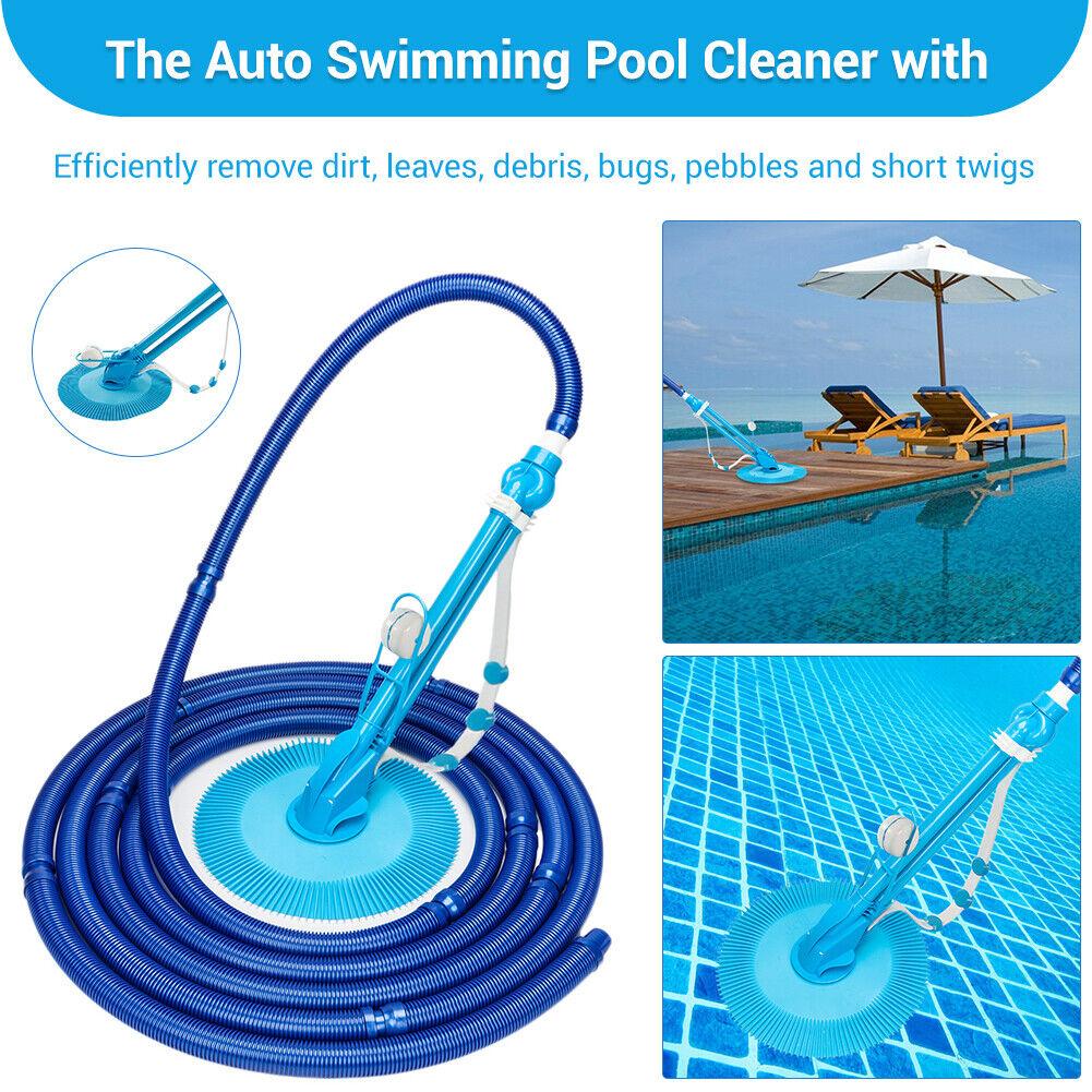 inground above ground swimming pool automatic cleaner pool vacuum with hose sets