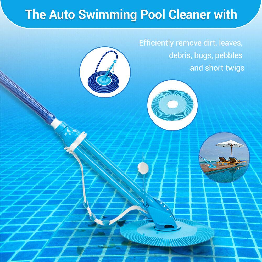 inground above ground swimming pool automatic cleaner pool vacuum with hose sets