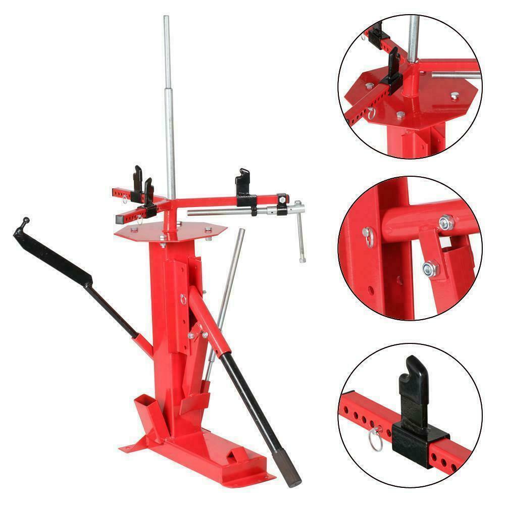 Portable Tire Changer 4" to 16 1/2" for Motorcycle Trailer Bike ATV Truck US Red