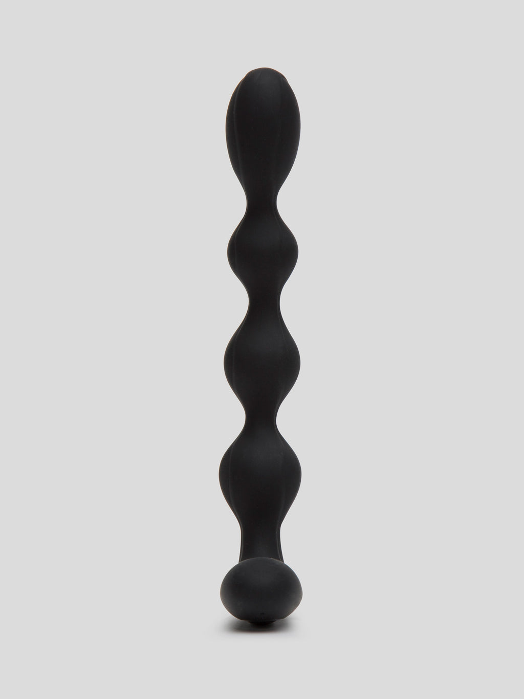 12 Function Rechargeable Bendable Vibrating Anal Beads, Black