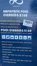 amphitrite 2160 pressure side sweeper professional pool cleaner