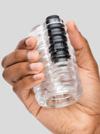 Lovehoney Open Invite Clear Rechargeable Vibrating Male Stroker, Clear