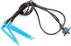 Xihe Garden Irrigation Sprinklers 50 cm Hose 4 Curved Blue Arrow Drip Irrigation Emitter Kit Bonsai Flower Plant Drip Irrigation Dripper Water Saving (Color : 200PCS)