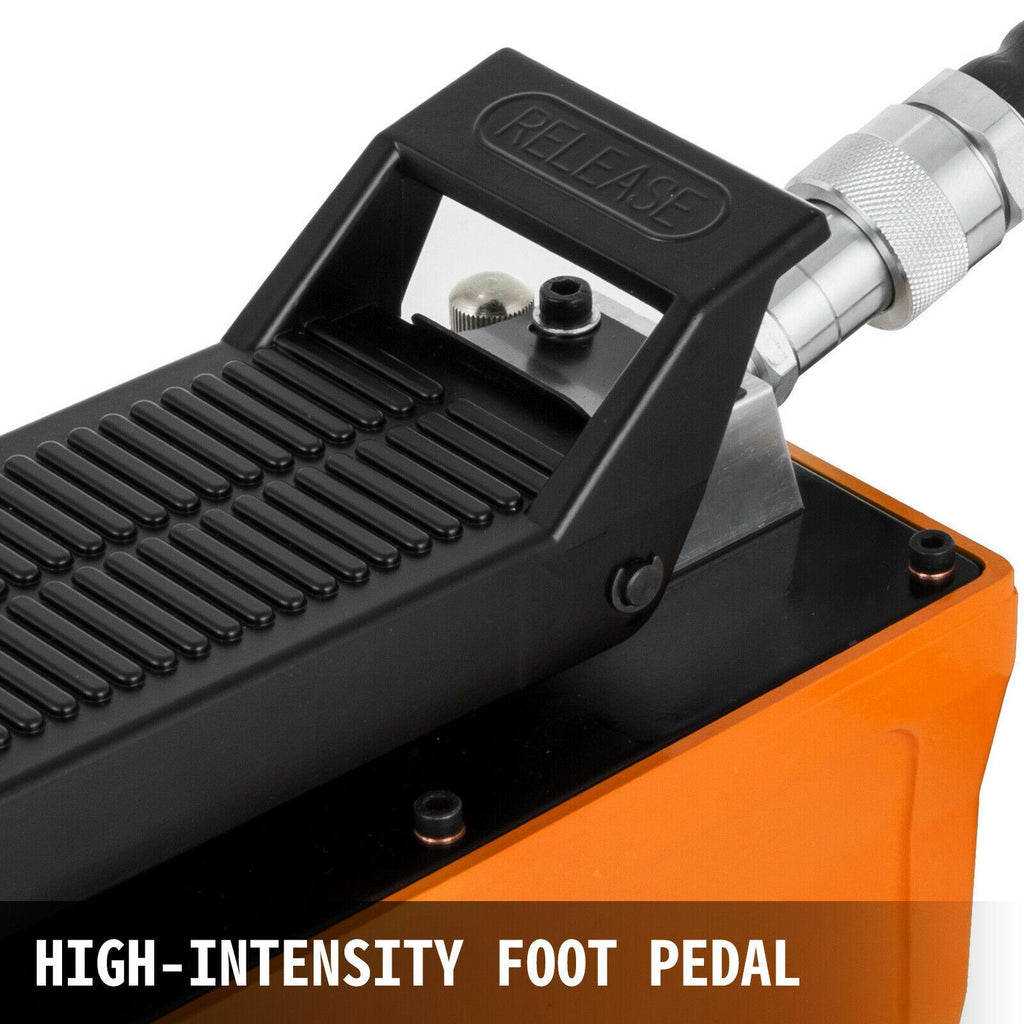 Air Power Hydraulic Foot Pump 1/2 Gal Foot Pedal Fuel 10000 PSI